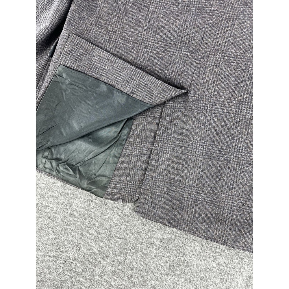 Vintage Givenchy Paris Wool Sport Coat SZ 41 Gray Tweed Single Vent Old Money - Picture 7 of 12